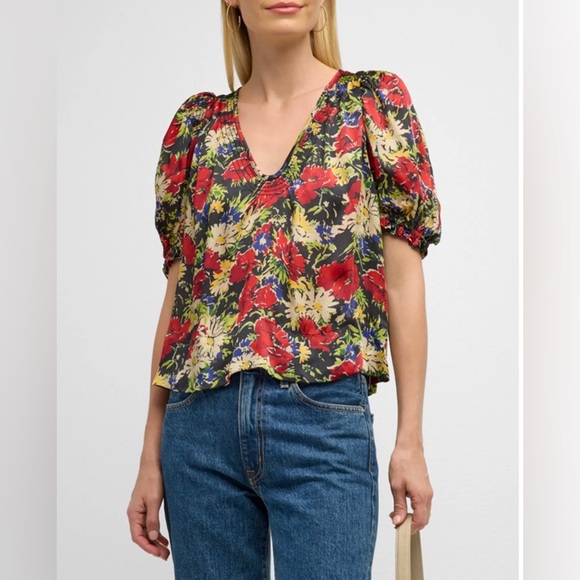 The GREAT Ponder Top in Hidden Garden Floral sz 1 sm - Picture 3 of 7